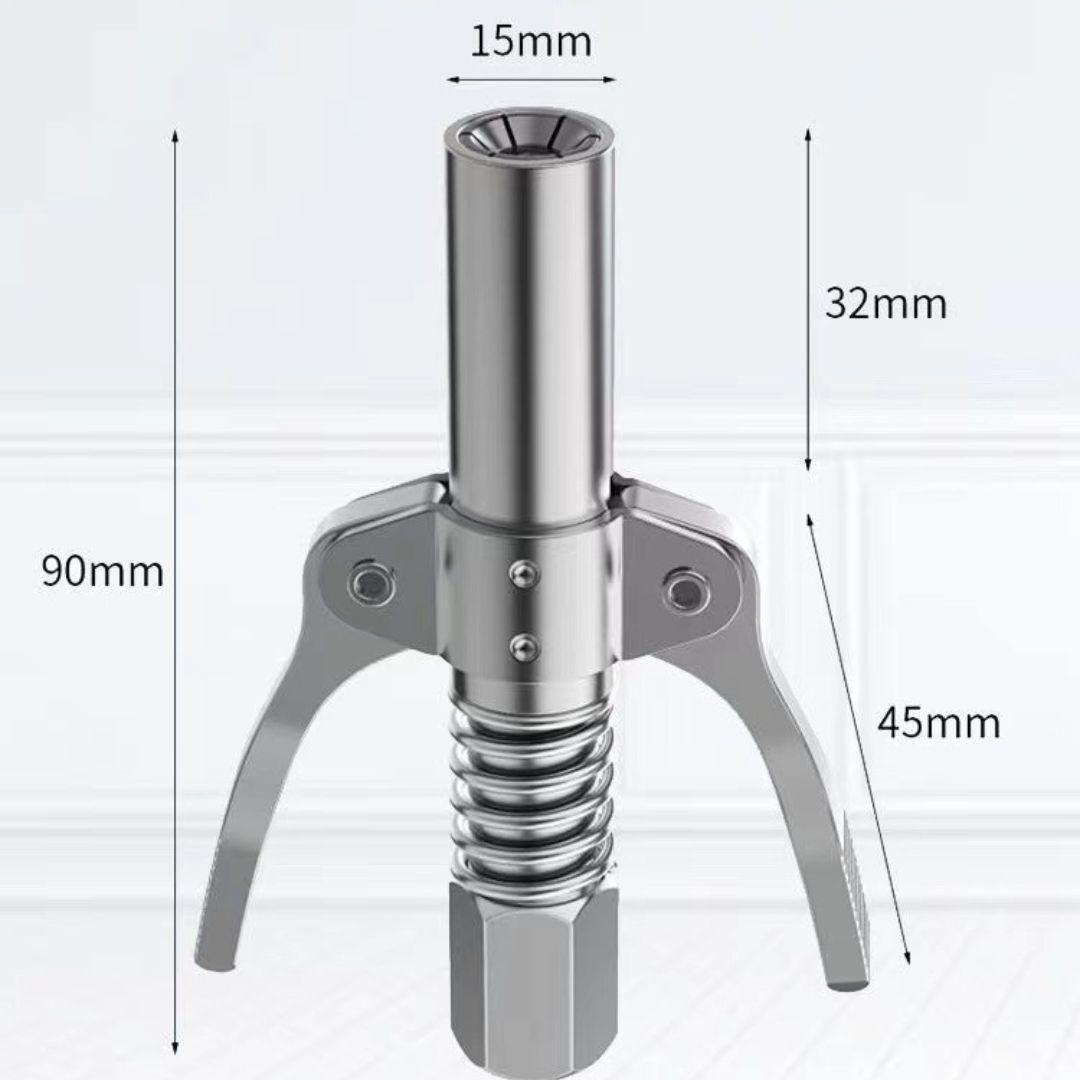 グリスカプラー 30cm グリスガン グリス ノズル ニップル フレキシホース グリース ロック クランプ カプラー 注入器 トラック トレーラーの画像5