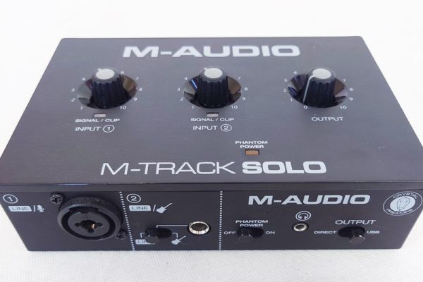 M-AUDIO エムオーディオ M-TRACK SOLO オーディオインターフェース USB 【中古】の画像2
