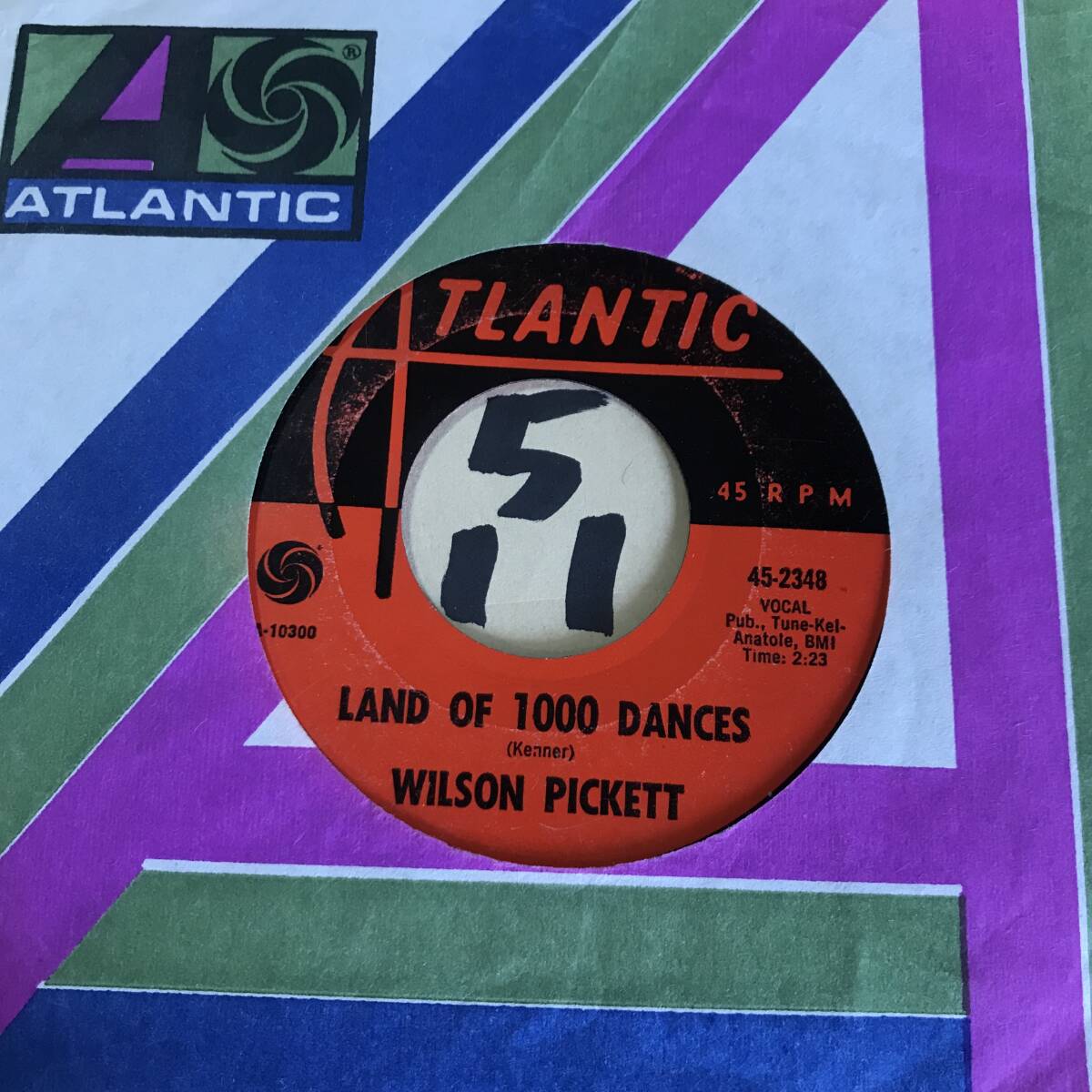 試聴 WILSON PICKETT LAND OF 1000 DANCES ダンス天国 両面VG++ SOUNDS EX+ の画像1