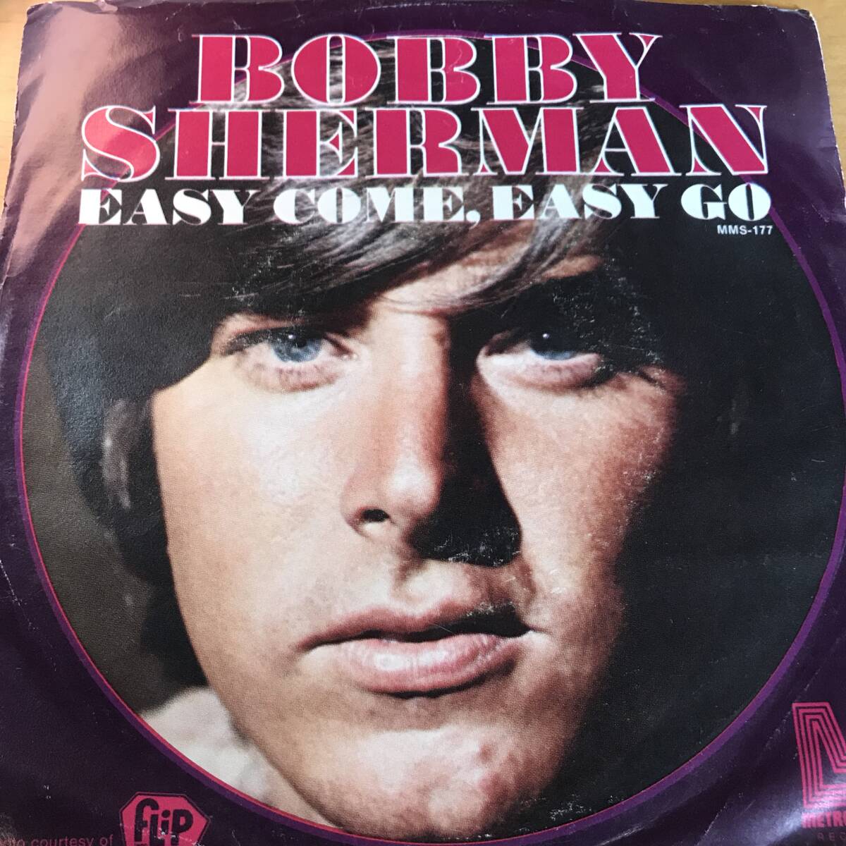 試聴 ソフトロック BOBBY SHERMAN EASY COME, EASY GO 両面EX+の画像1