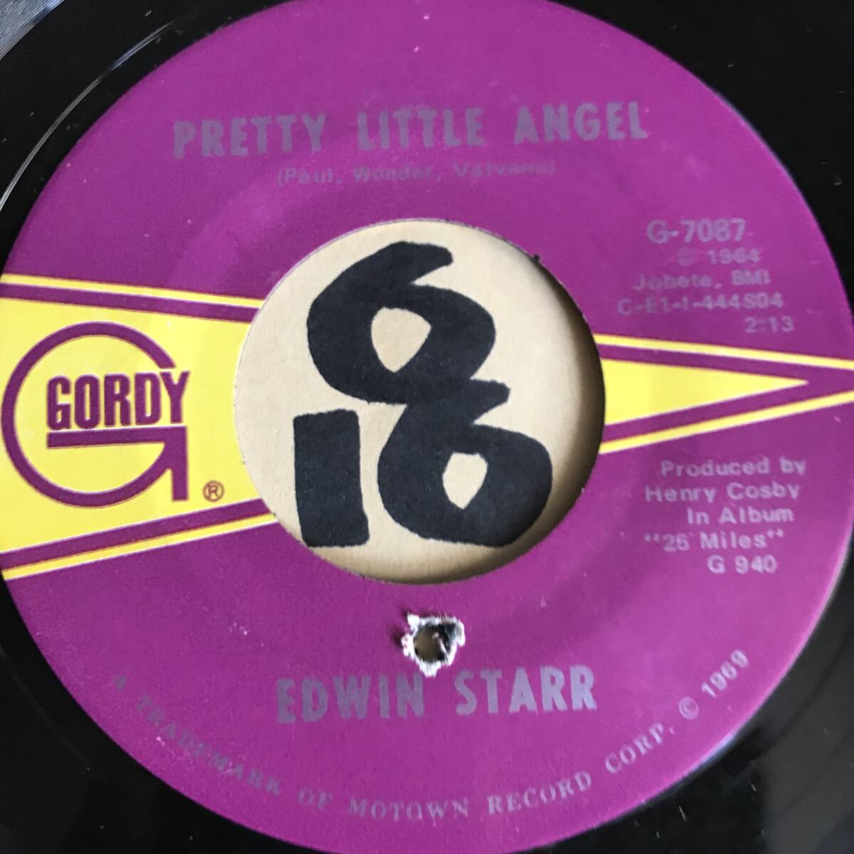 試聴 新品 ラテン・パーカッション・ブレイク入り隠れ傑作 EDWIN STARR PRETTY LITTLE ANGEL 1969 サンバ・ソウルの画像1