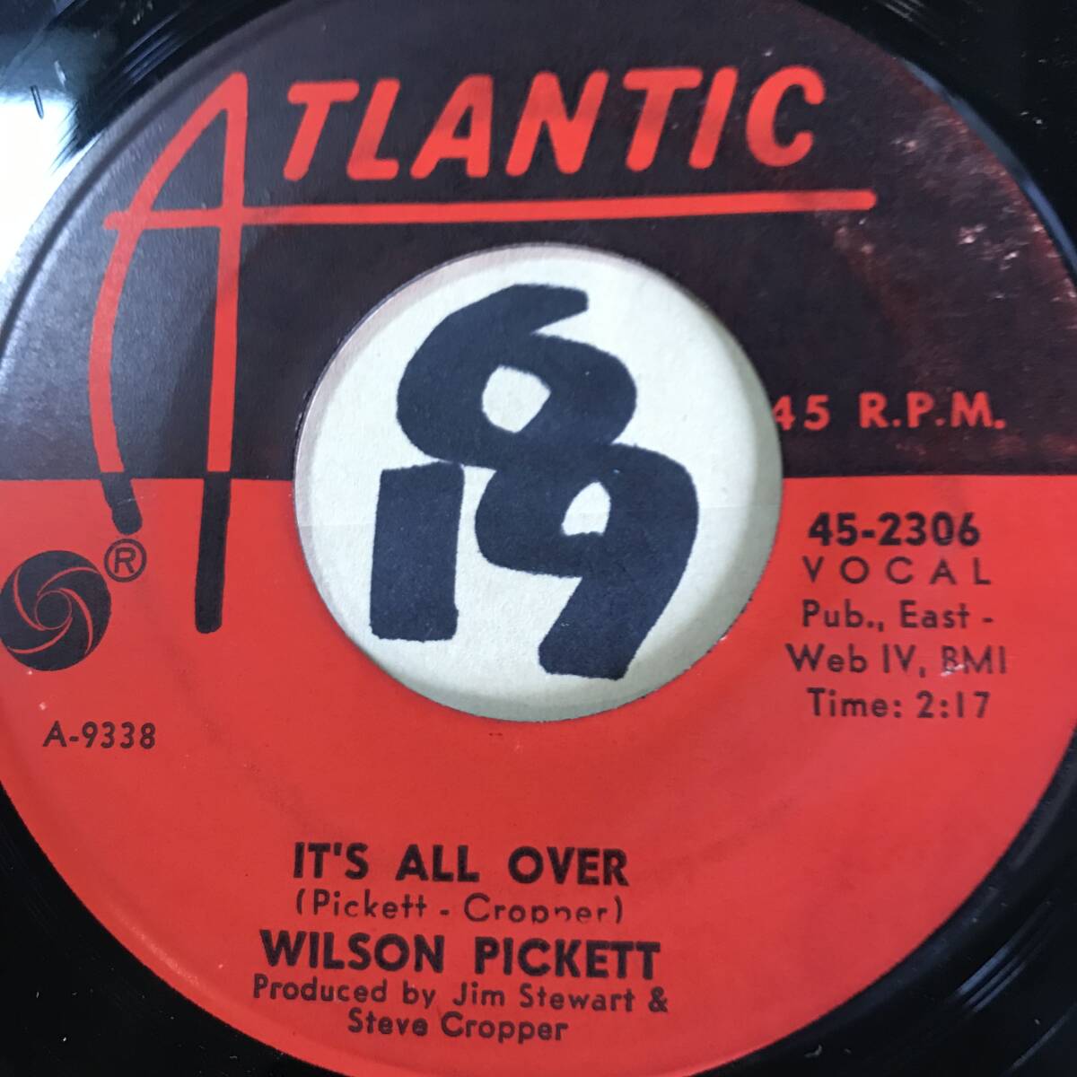 試聴 WILSON PICKETT DON’T FIGHT IT 両面NMの画像2