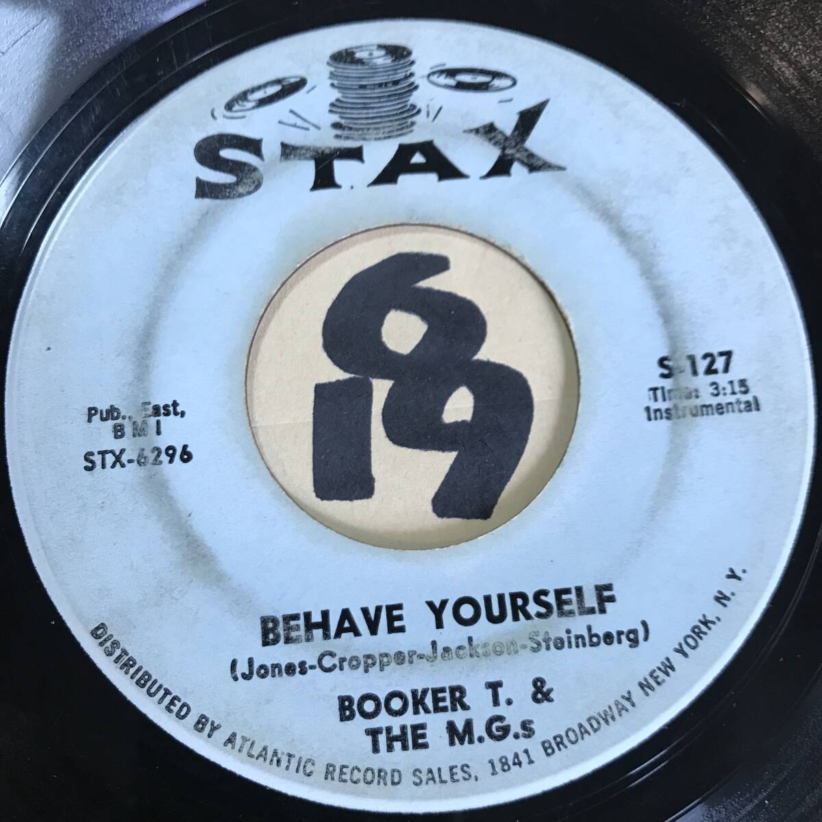 試聴 BOOKER T. & THE M.G.’S GREEN ONIONS / BEHAVE YOURSELF 両面VG++ SOUNDS EXの画像2