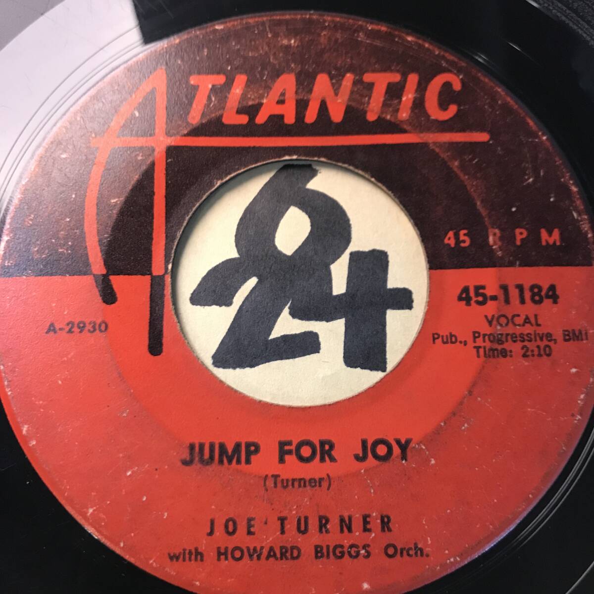 試聴 JOE TURNER JUMP FOR JOY 両面VG(+) SOUNDS VG++ の画像1