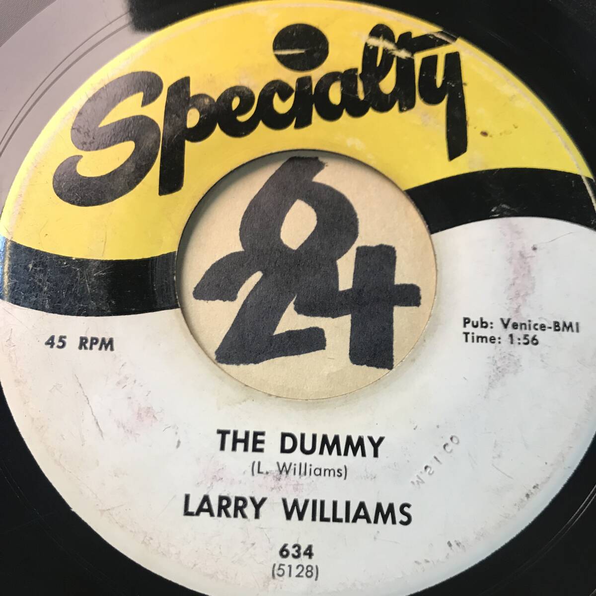 試聴 LARRY WILLIAMS THE DUMMY 両面VG(+) SOUNDS VG++ の画像1