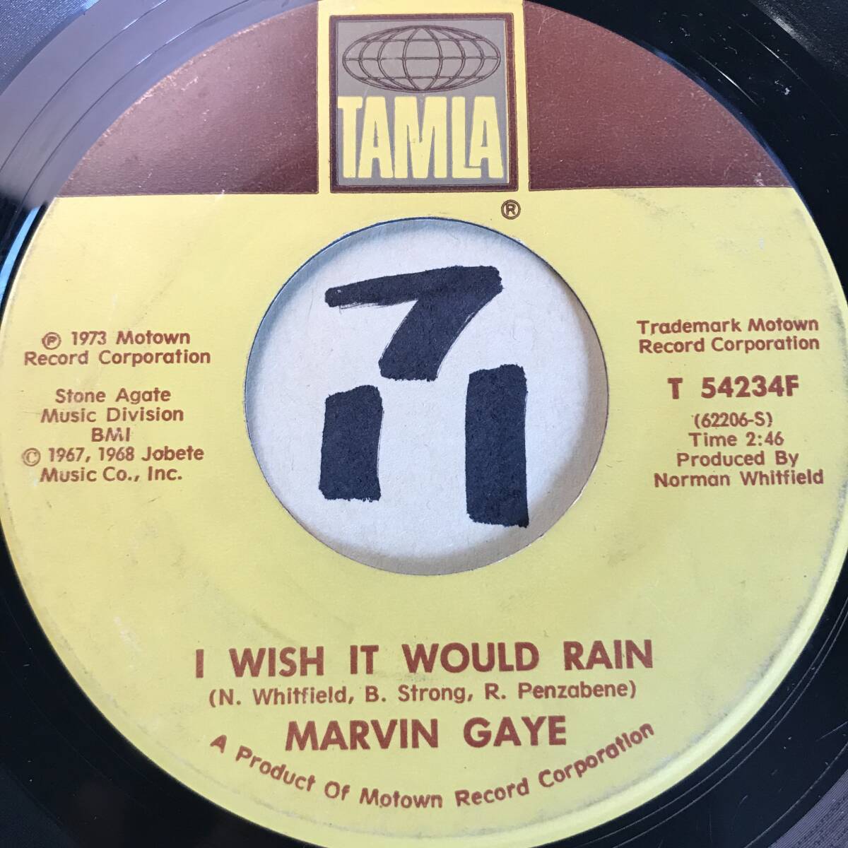 試聴 MARVIN GAYE LET’S GET IT ON 両面VG++ _画像2