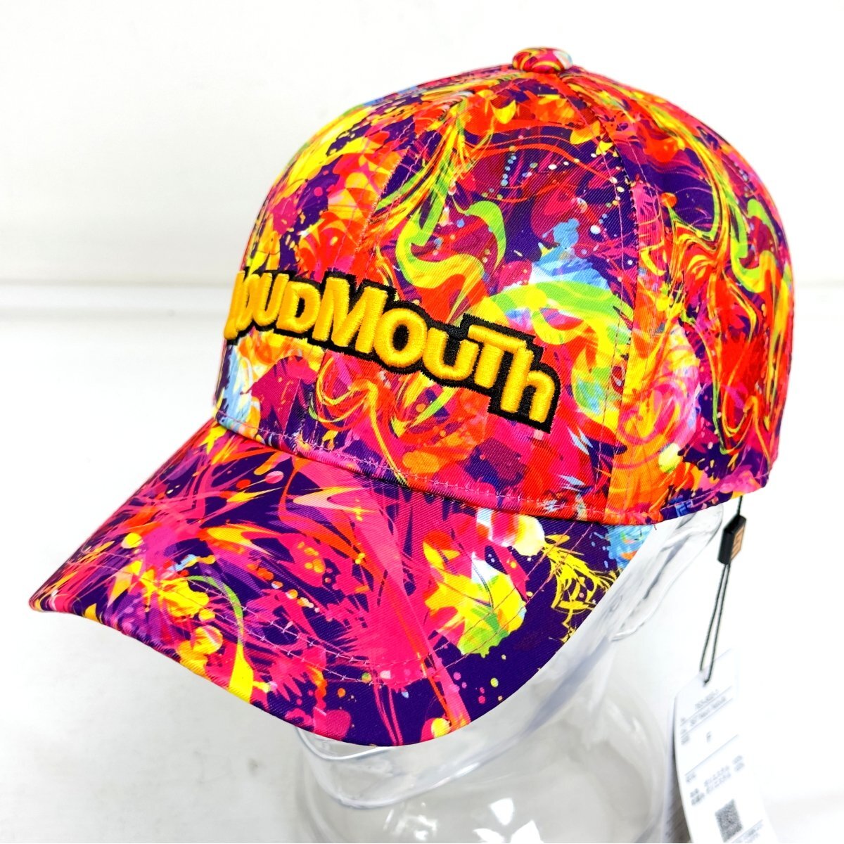 1円★LOUDMOUTH ラウドマウス ゴルフキャップ 763902 367 ネオンネビュラ（Neon Nebula）★送料無料★_画像1