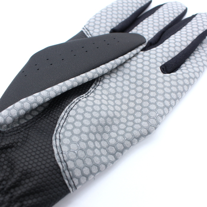 *G-GOLF silicon resin processing non official recognition Golf glove left hand for 4 sheets set black L(25-26cm)* free shipping *