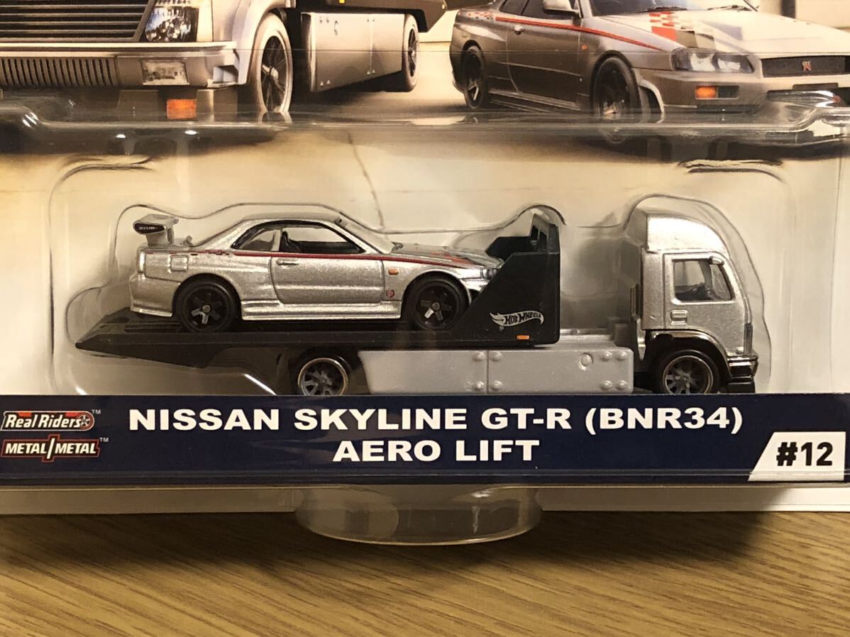 NISMO NISSAN SKYLINE GT-R(BNR34) AERO LIFT TEAM TRANSPORT HotWheels ホットウィール スカイライン 日産 ニスモの画像2