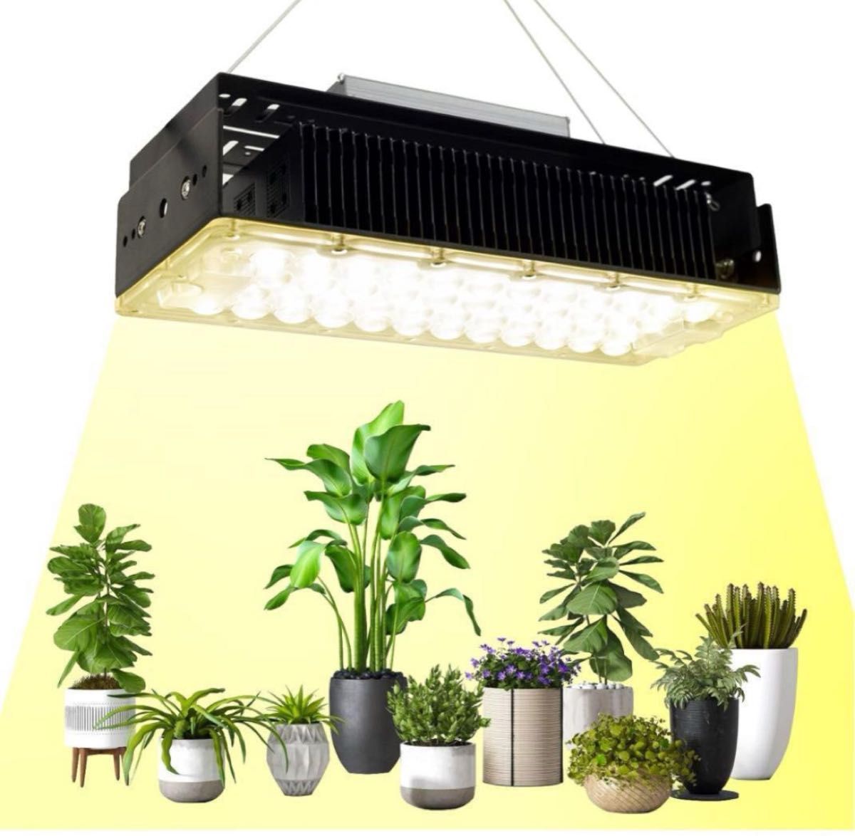 【植物育成ライト1000W】フルスペクトル　LED 観葉植物　屋内植物育成ライト　家庭菜園　簡単取り付け　家庭用ライト　