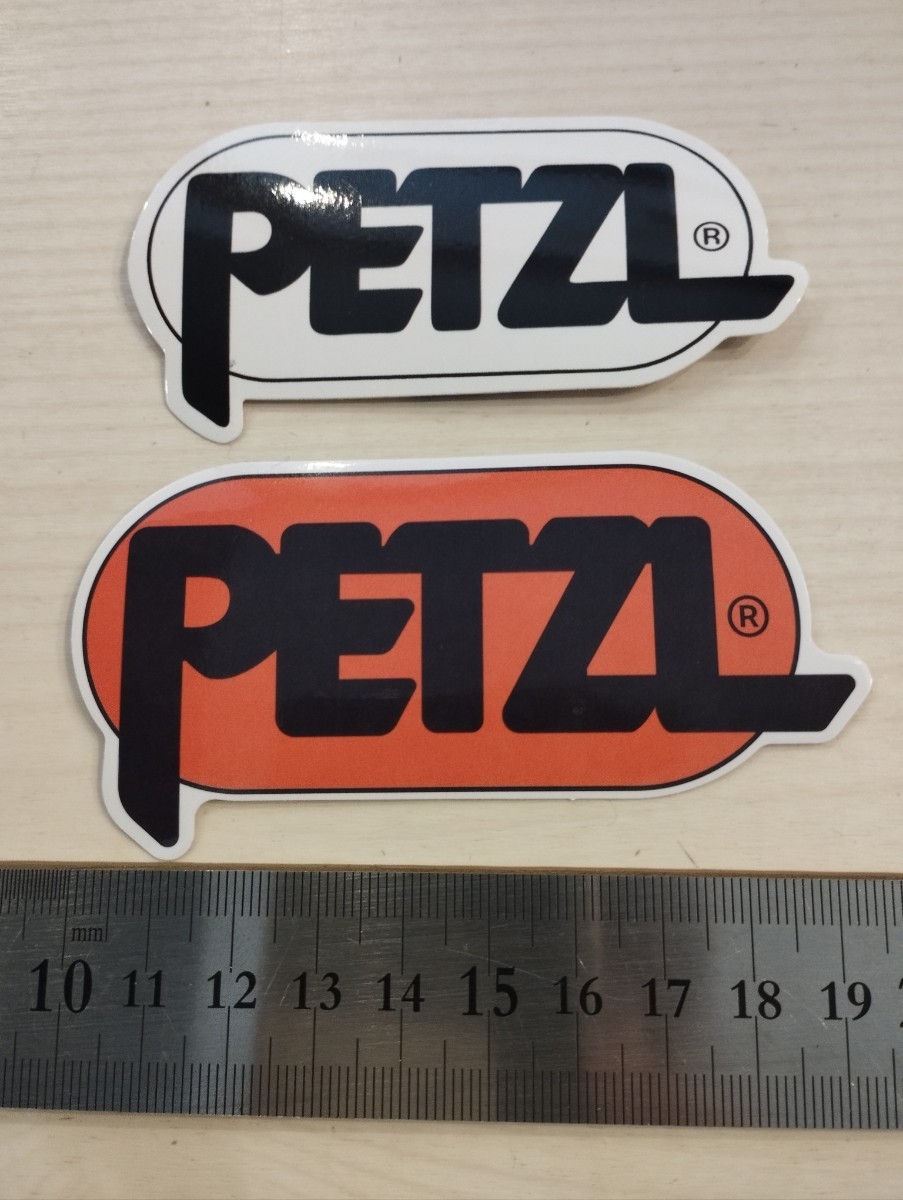 アウトドア ステッカー ２枚セット PETZL PETZLステッカー キャンプ ペツル ペツルステッカーの画像1