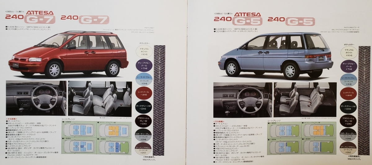 日産　プレーリー　1990年9月　カタログ_画像6