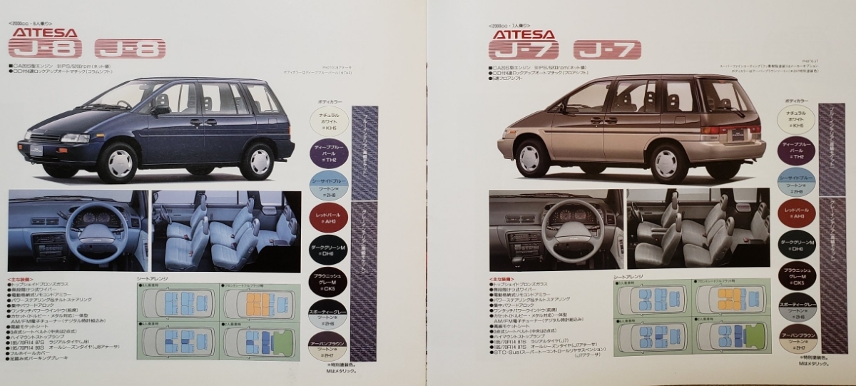 日産　プレーリー　1990年9月　カタログ_画像7