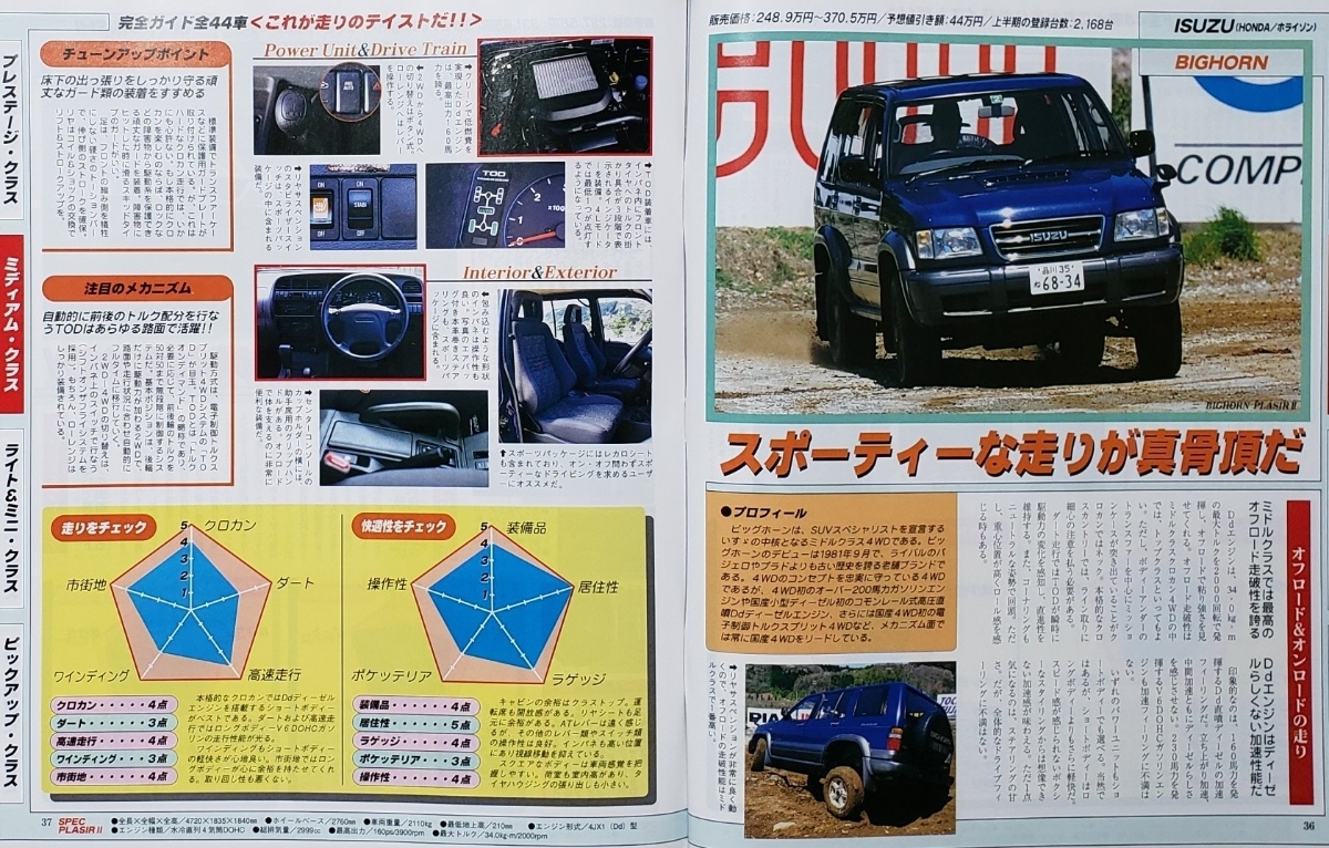 LET'S GO 4WD 1999年8月　完全ガイド全44車これが走りのテイストだ!!　他_画像7