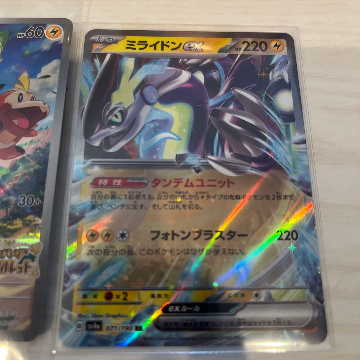 ポケモンカード コライドン ピカチュウ ミライドン プロモ ポケモンカード コライドン ピカチュウ ミライドン プロモ