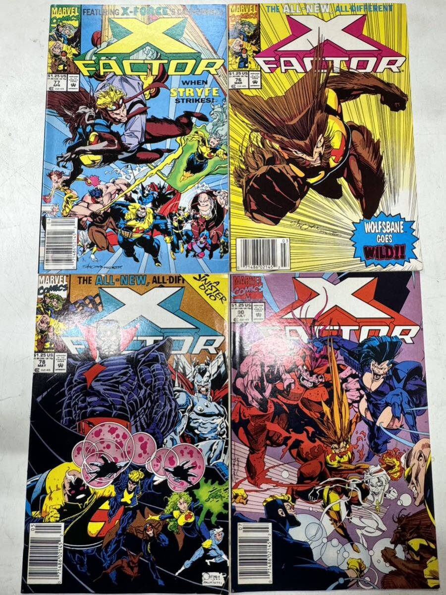 a0416-18. American Comics X-FACTOR 4 pcs. X fakta-MARVELma- bell American COMICS that time thing rare Collection