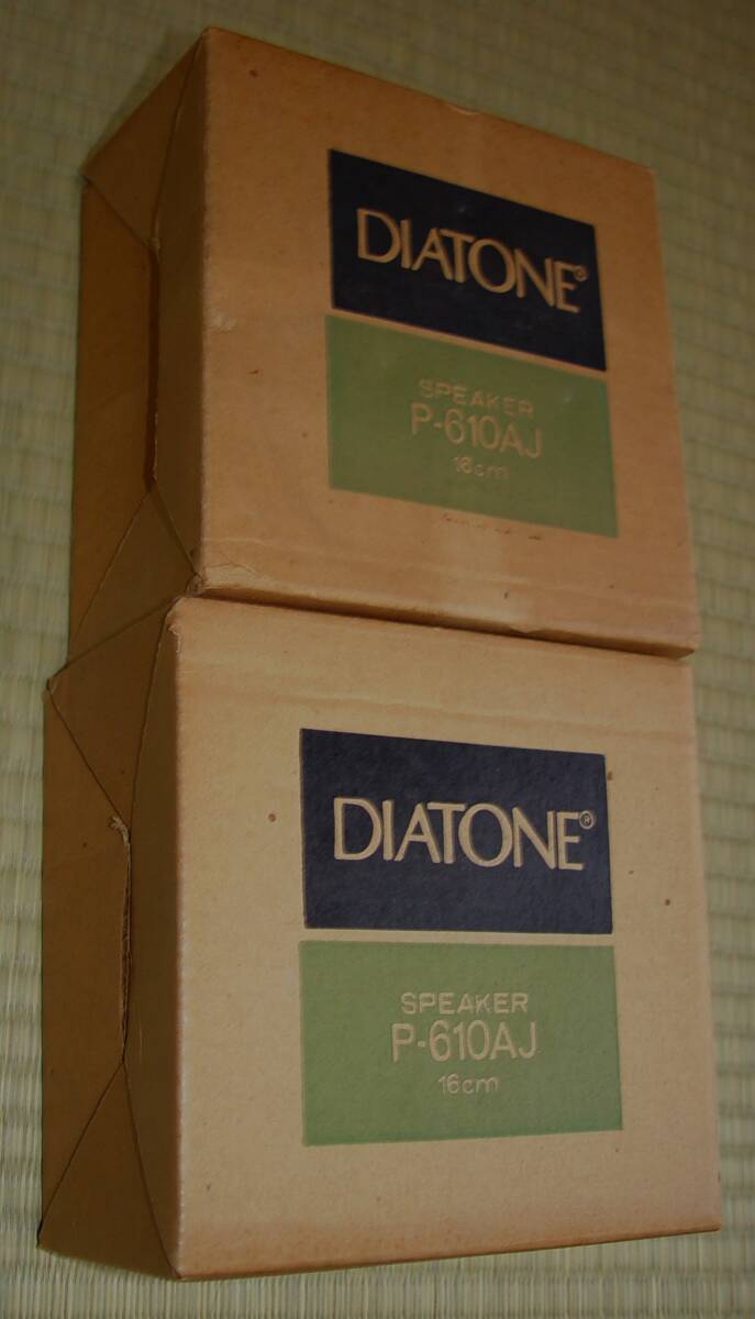  Diatone. 16cm full range P-610AJ 2 pcs set used edge NG