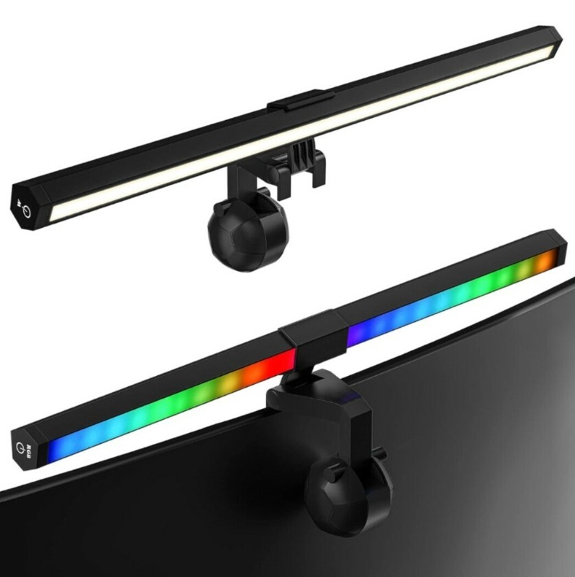  high luminance monitor light USB monitor light bar daytime white color 7 color high luminance 680Lux monitor light 