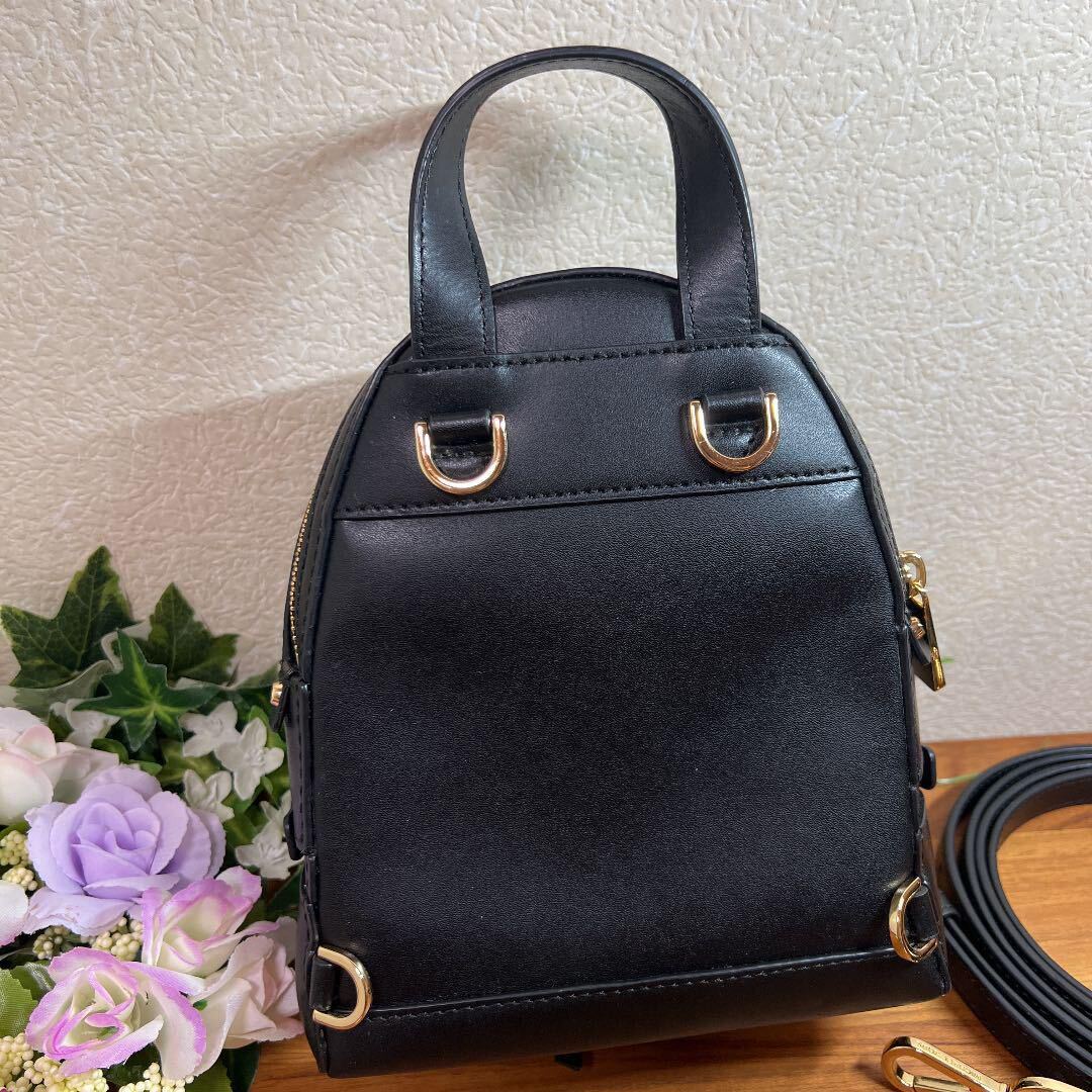 D5023 【MICHEAL KORS】ミニ パーフォレイテッド レザー バッグ_画像6