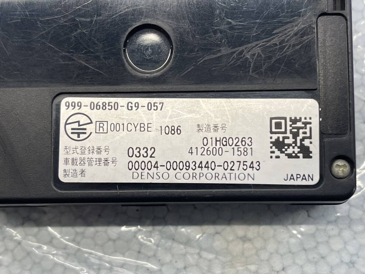 送料350円★動作確認済★ETC車載器 純正 999-06850-G9-057 アンテナ分離型 音声案内★ライフ JC1 軽四 軽登録 軽自動車★S0486B D-16Eの画像4