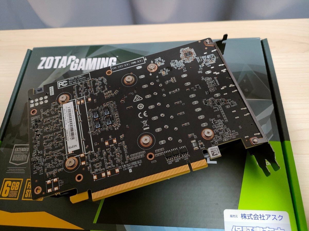 ZOTAC GAMING GeForce GTX 1660 Ti 6GB GDDR6 / ZT-T16610F-10L_画像5