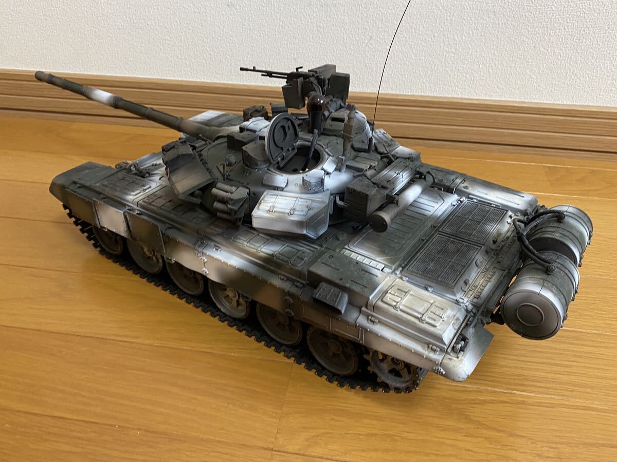 1/16 henglong T-90 Россия танк 2.4G зима камуфляж 