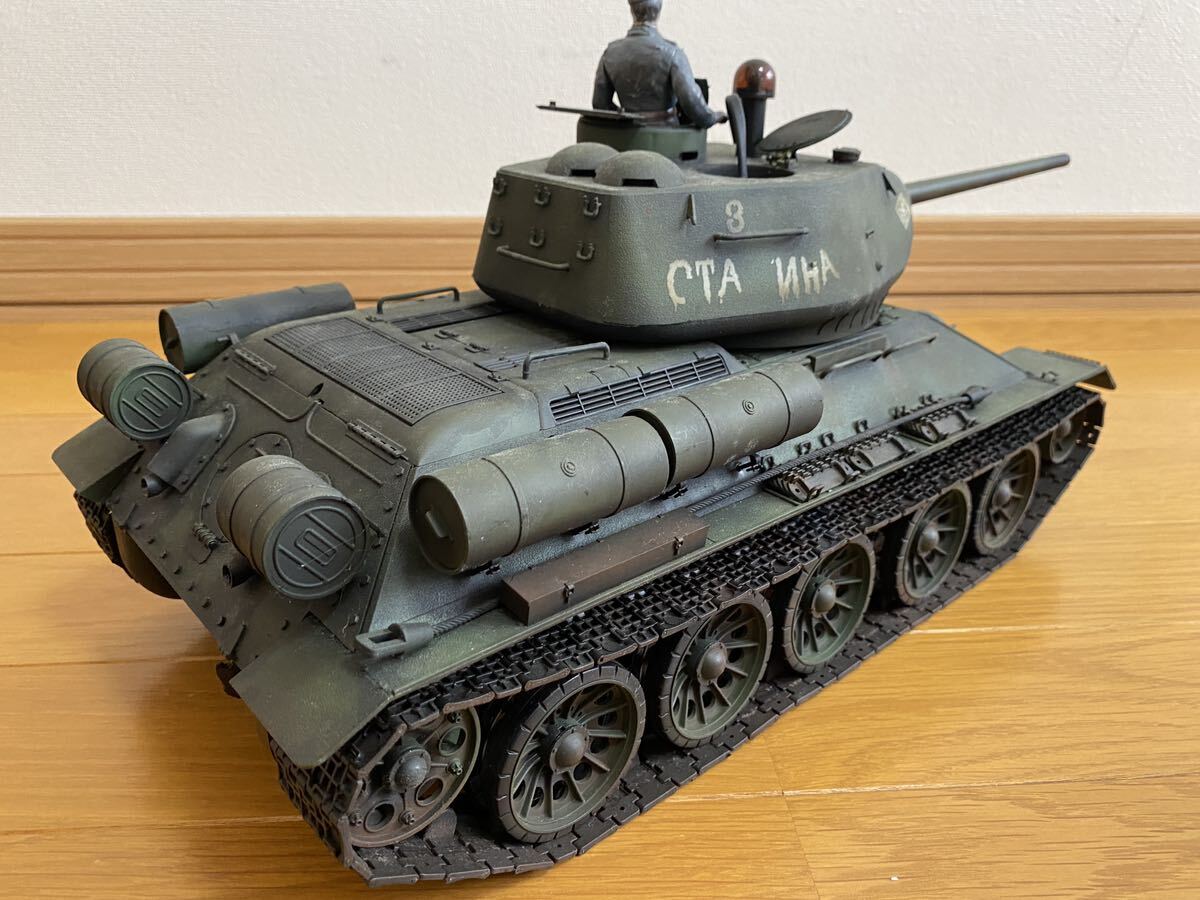 1/16 戦車　ロシア　T-34 henglong 2.4G 塗装済み_画像5