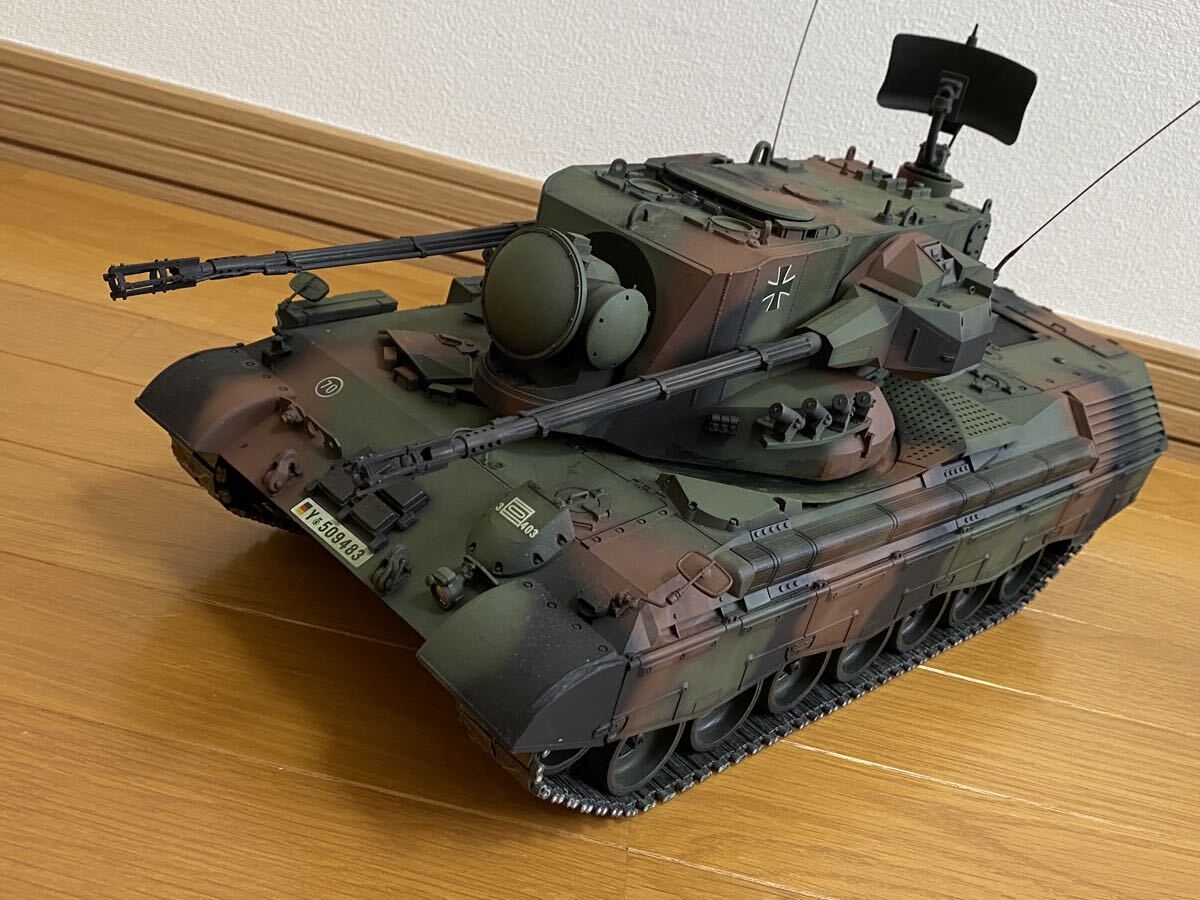 1/16 タミヤ 戦車　ゲパルト　gepard レストア　2.4G mc-8 動作良好_画像2