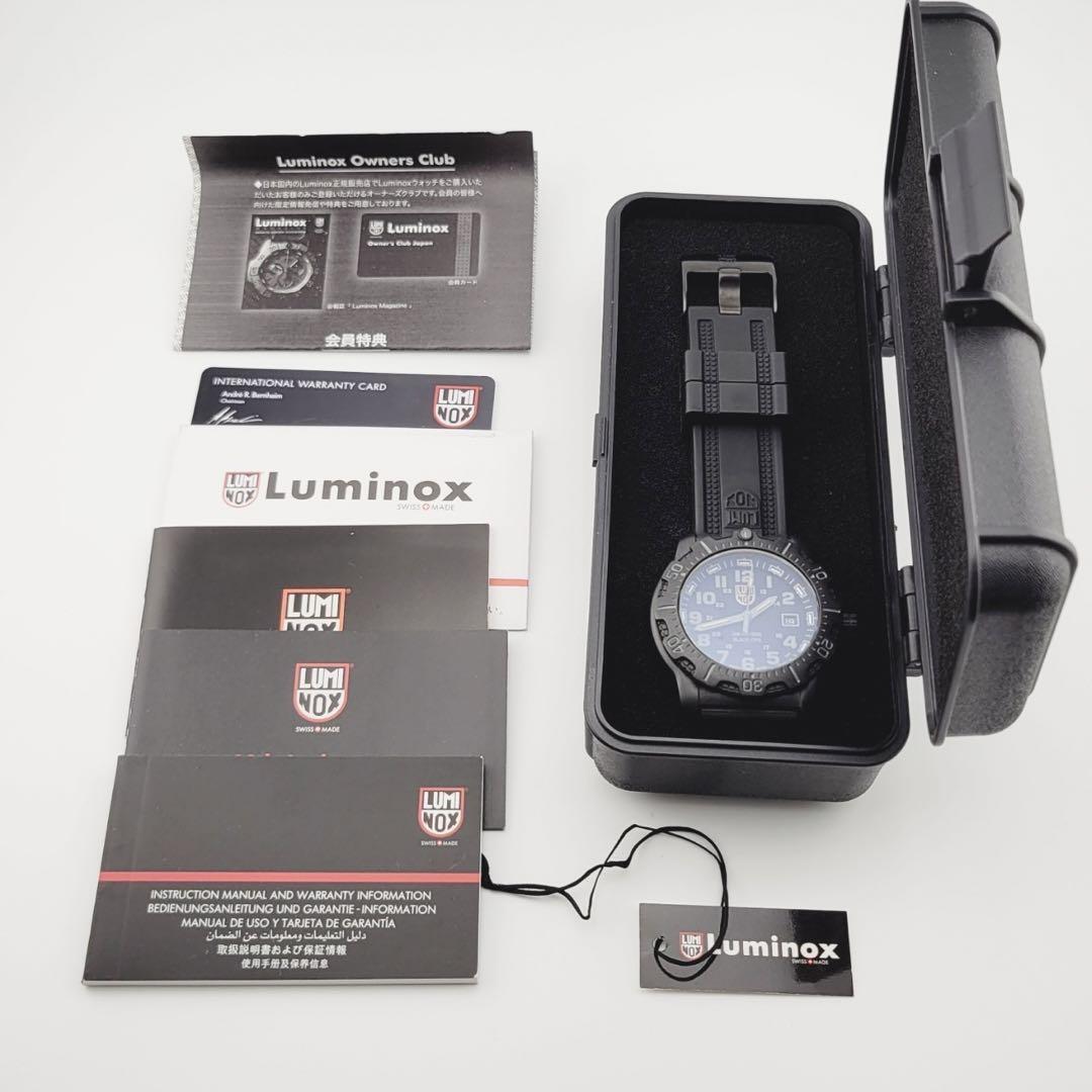 美品 LUMINOX ルミノックス BLACK OPS ブラックオプス 30th 8880 SERIES Ref.8881 200M ダイバーズウォッチ クォーツ腕時計 メンズ