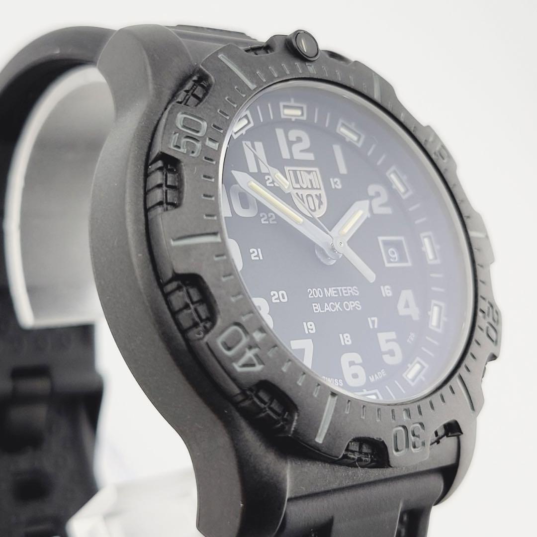 美品 LUMINOX ルミノックス BLACK OPS ブラックオプス 30th 8880 SERIES Ref.8881 200M ダイバーズウォッチ クォーツ腕時計 メンズ