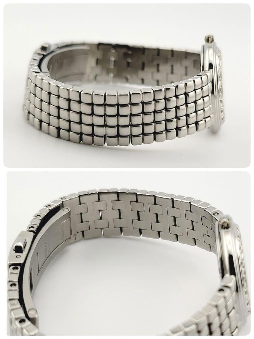極美品 HATTORI SEIKO CREDOR セイコー クレドール 18KT BEZEL ダイヤベゼル 4N70-0040 クォーツ腕時計 レディースの画像9