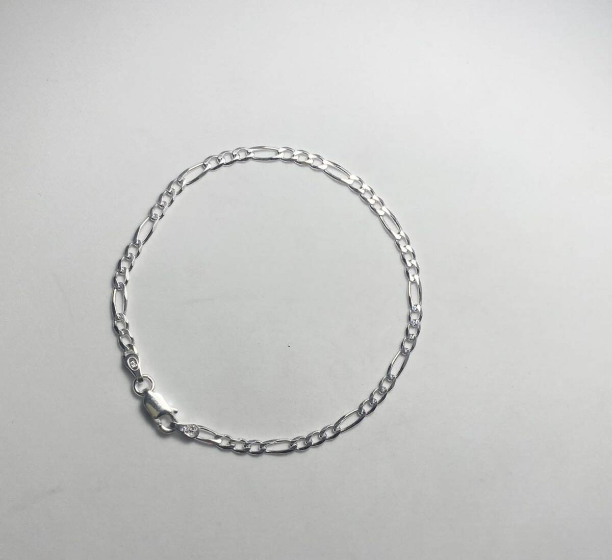 LMG4-2A75. Italy Figaro anklet Italy silver silver bracele poA1