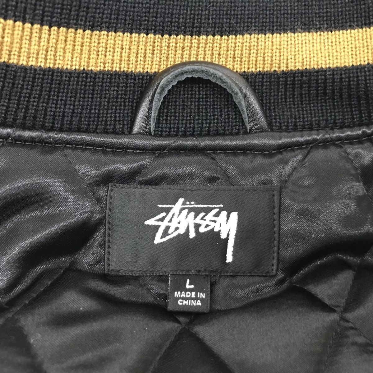 STUSSY ステューシー 40周年記念 スタジャン Lサイズ ジャケット 40TH ANNIVERSARY IST VARSITY JACKET[C3053]の画像9