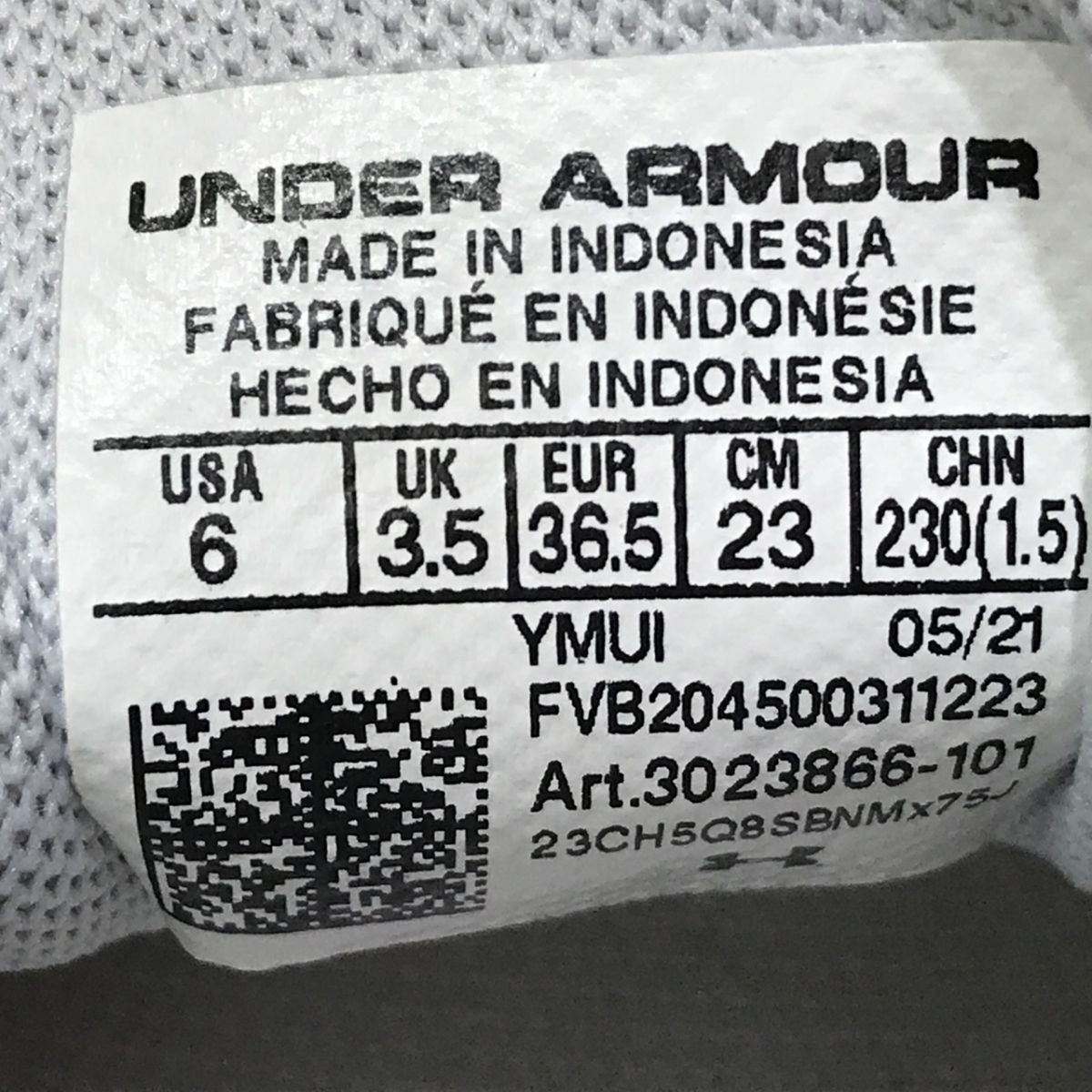 UNDER ARMOUR Under Armor Charged Pursuit 2 SE Charge dopa Hsu to2SE Size:23.[C3195]