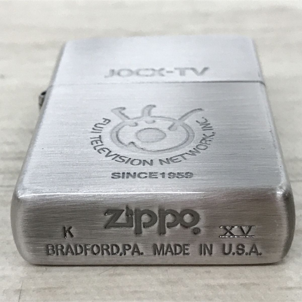 送料185円 ZIPPO ジッポ ジッポー オイルライター JOCX-TV フジテレビ 1999年製[C3588]