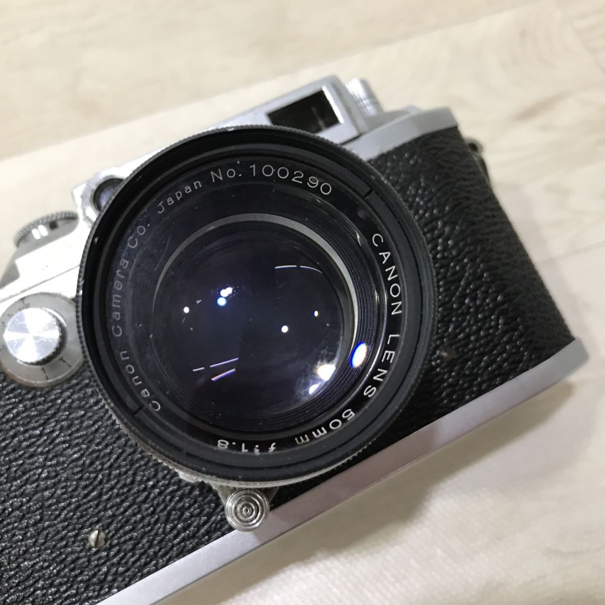 現状品 Canon キャノンⅡD(2D) 50㎜ F:1.8 フォーカルプレーンシャッター式カメラ[C3734]_画像2