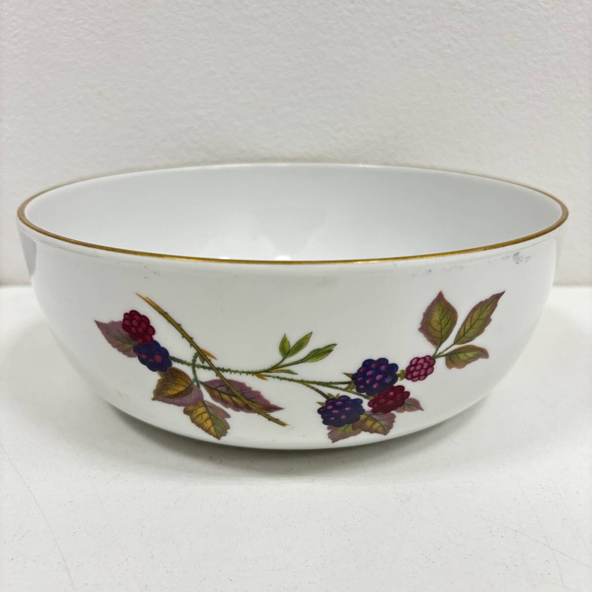 ■【ROYAL WORCESTER/ロイヤルウースター】Evesham/イヴシャム 食器 大鉢 ボウル 陶器★の画像2