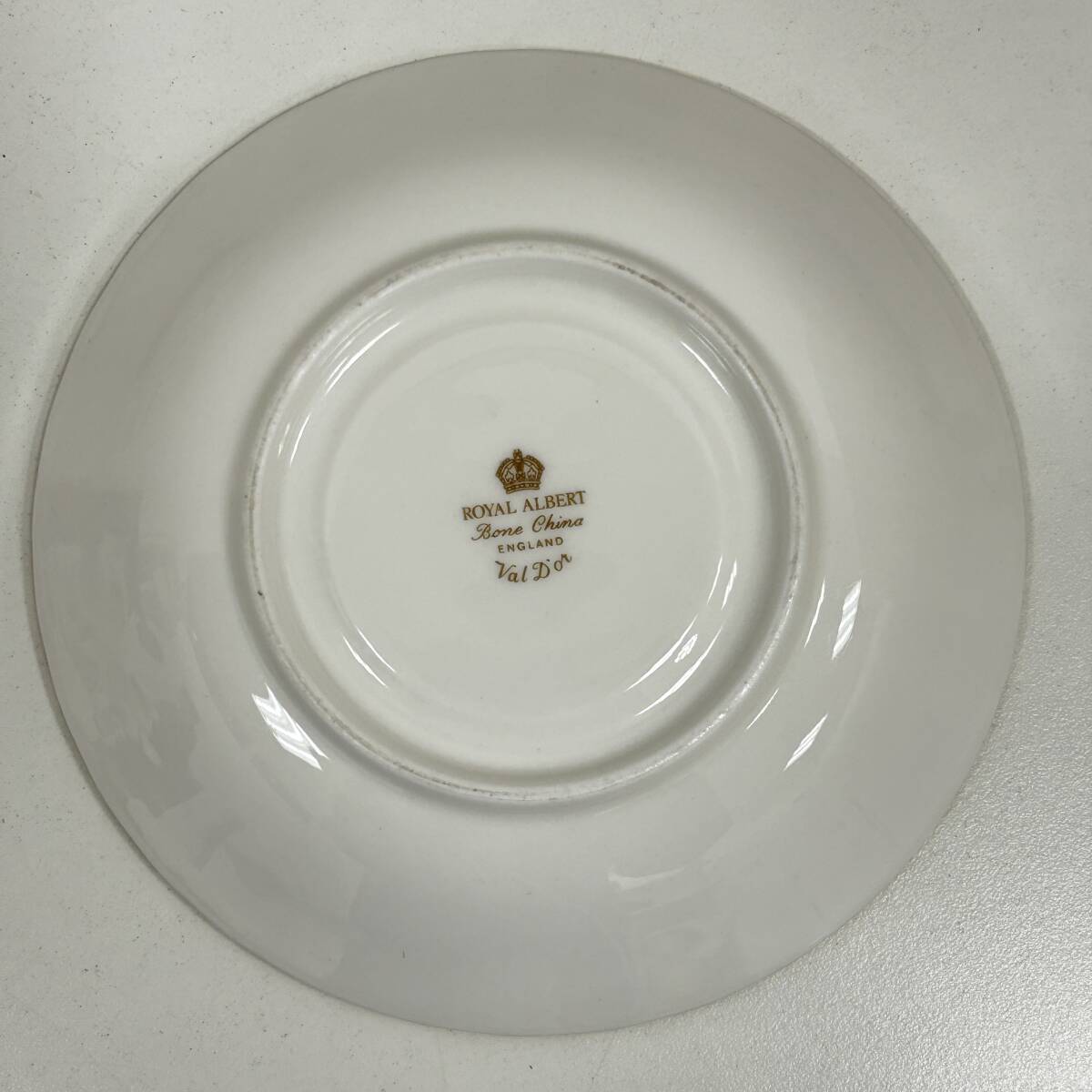 ■【ROYAL ALBERT/ロイヤルアルバード】Val D'or/ヴァルドー カップ&ソーサー 2客セット 洋食器★7165_画像6