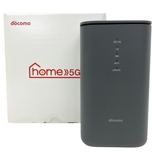 ▲【NTT docomo/ドコモ】home 5G/ホーム5G HR02 ダークグレー ホームルーター 利用制限○★115の画像1