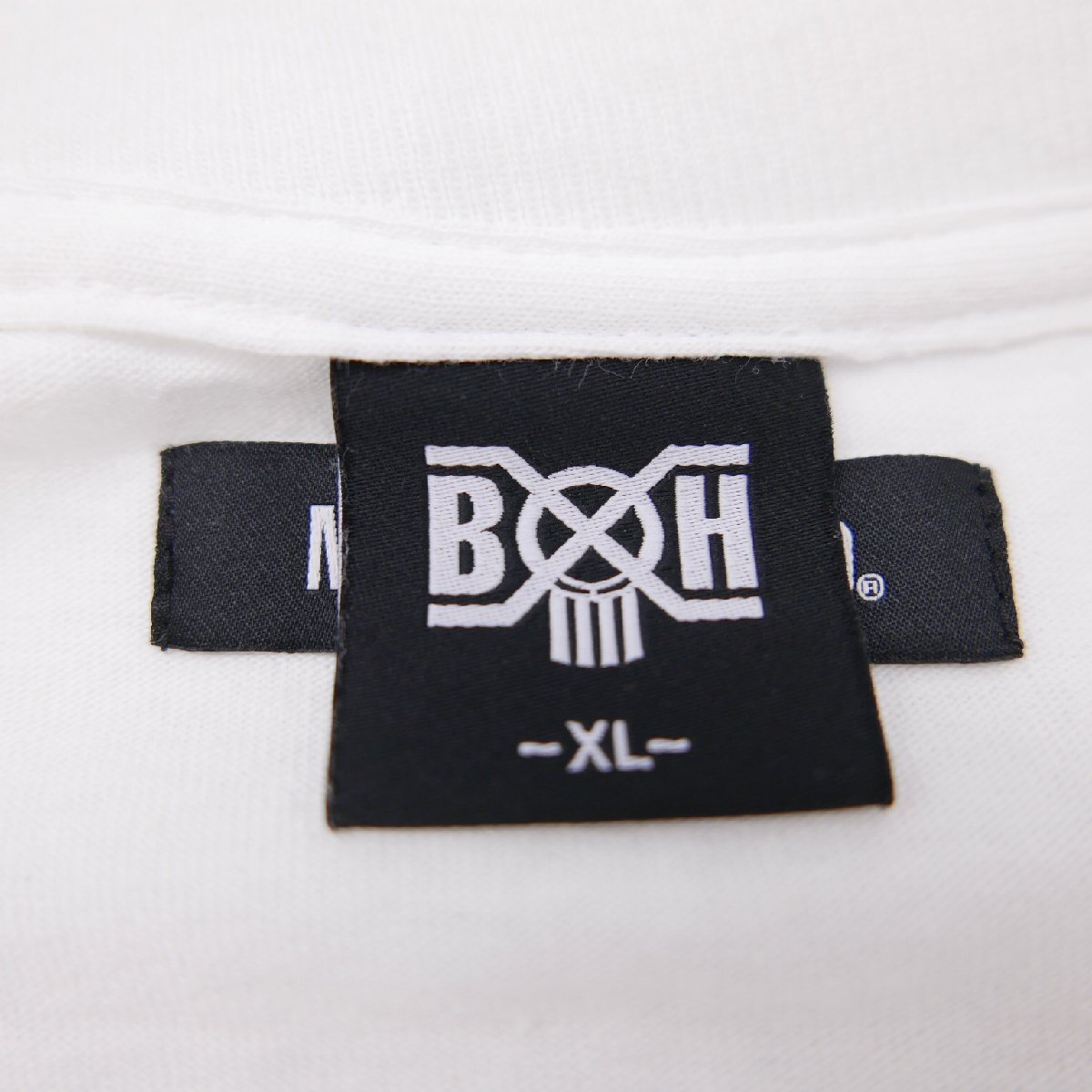 BOUNTY HUNTER NEIGHBORHOOD バウンティハンター ネイバーフッド コラボ ロゴ プリント コットン長袖 Tシャツ ロンT WHITE XLの画像8