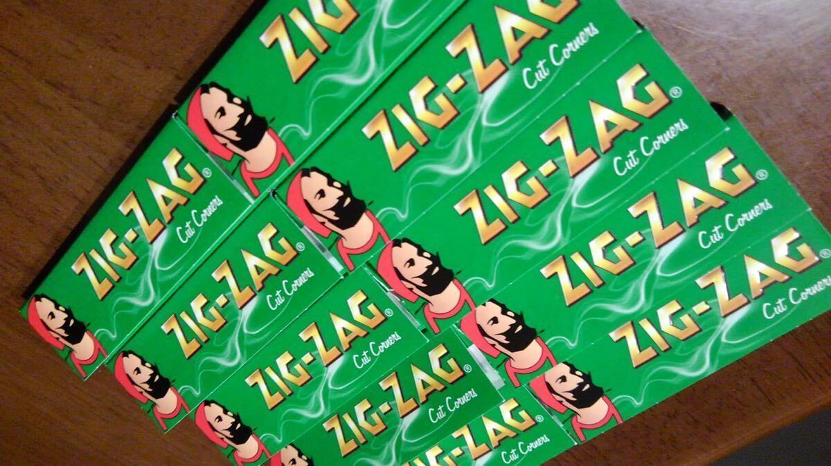 ジグザグ zigzag 手巻き タバコ ペーパー グリーン 50個セット 送料無料の画像1