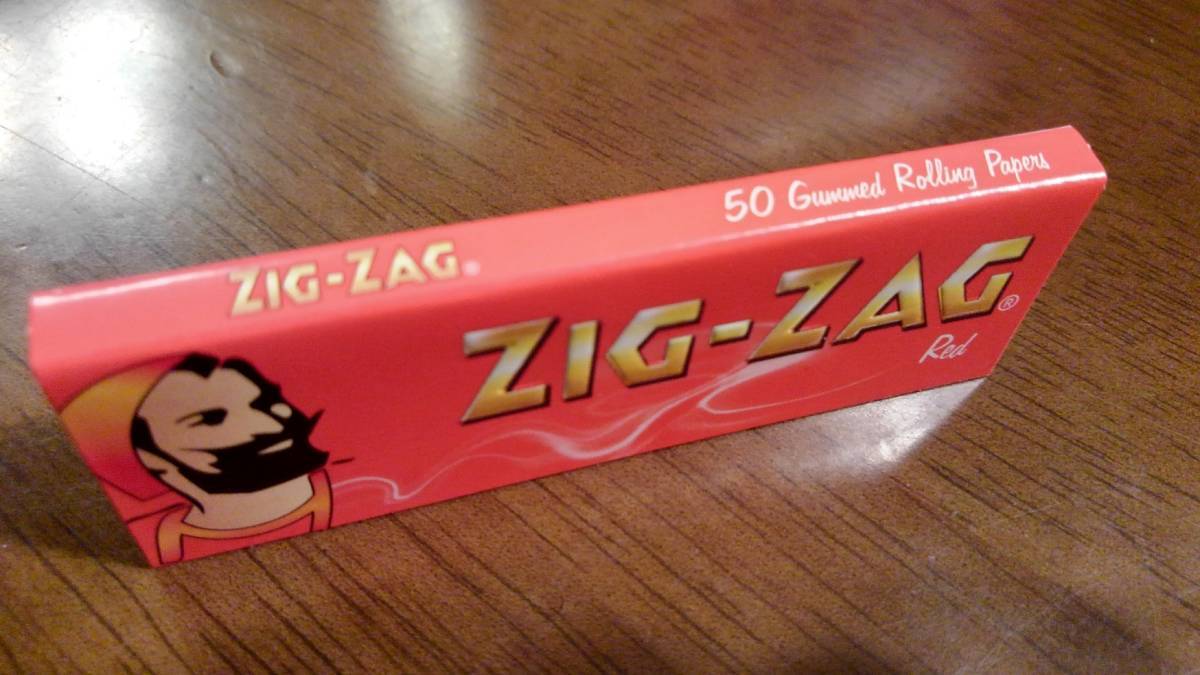 ジグザグ zigzag 手巻き タバコ ペーパー レッド 50個入り 送料無料！の画像2