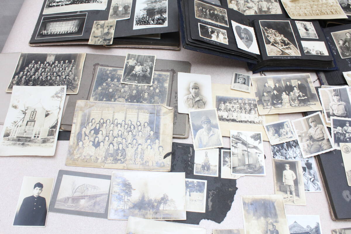 **ic# old photograph old Japan army [ album 4 pcs. and, rose photograph ] large amount together Taisho war front war land army army person army thing woman student sailor suit that time thing 