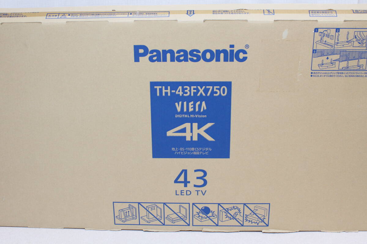 ☆★Panasonic パナソニック VIERA ビエラ TH-43FX750 液晶 テレビ 43型 2018年製■リモコン / 元箱 / 保証書 / 取説付き　