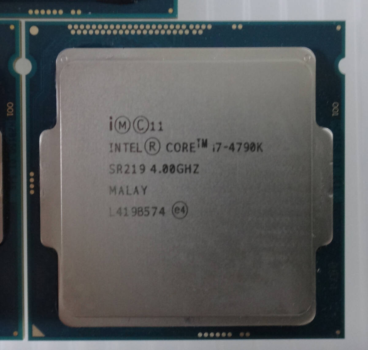 【中古】Intel CPU i7-4790k/4.00GHZ×3個_画像2