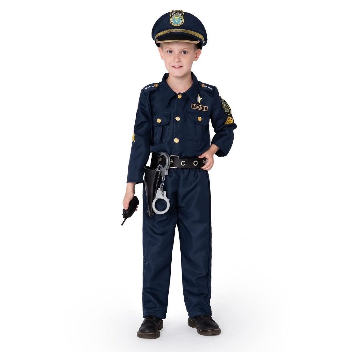 警察官　ポリス　子供用　衣装　コスプレ　制服　帽子　お巡りさん