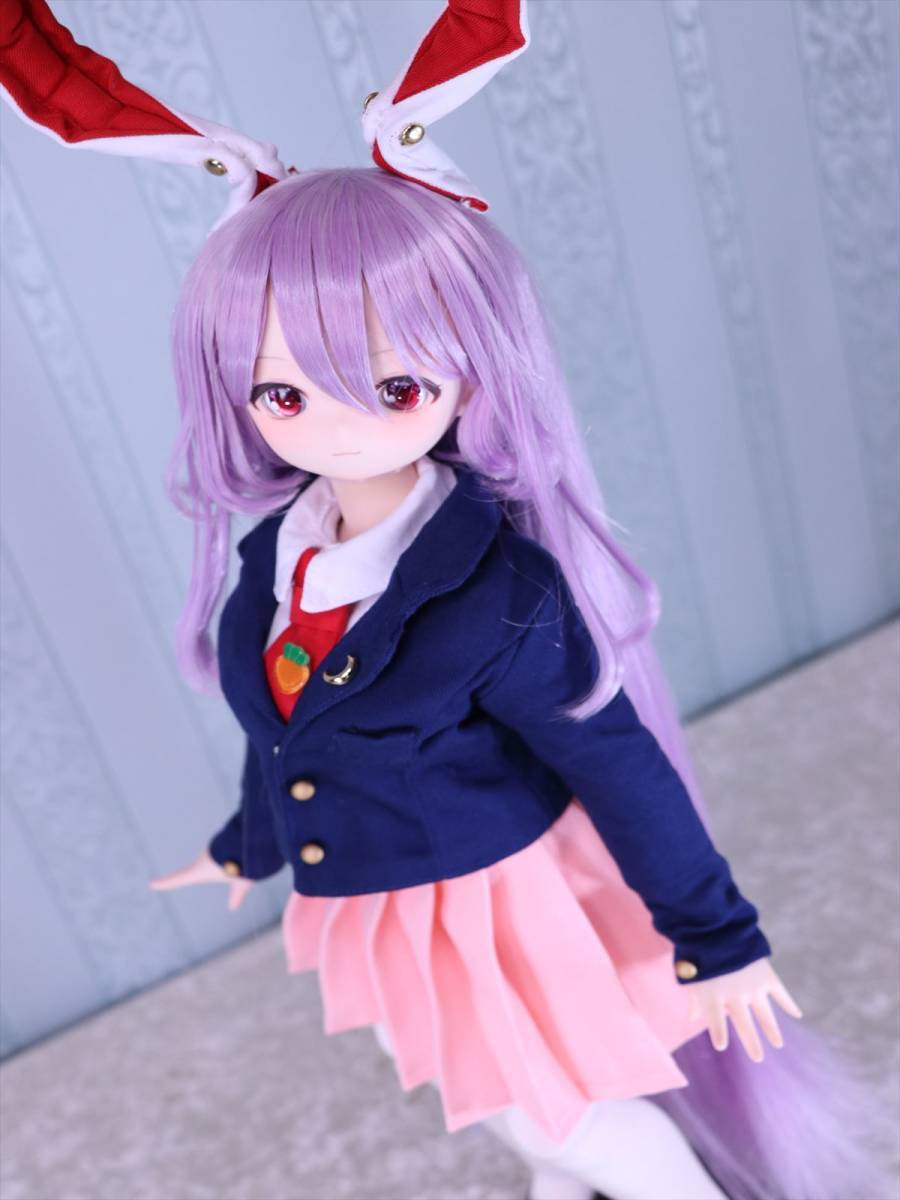 東方project 鈴仙・優曇華院・イナバ カスタムドール imomodoll MDD1/4同寸 大胸サイズ 半白/セミホワイト ボディー付きフルセットカスタム_画像4