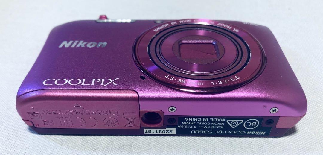 希少色 Nikon COOLPIX S3600 コンパクトカメラ 希少 生産終了