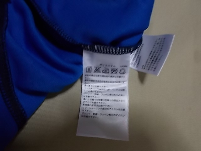 【正規品・古着】日本代表長袖トレーニングシャツ トレーナー 紺色 XOサイズ KIRINの画像6