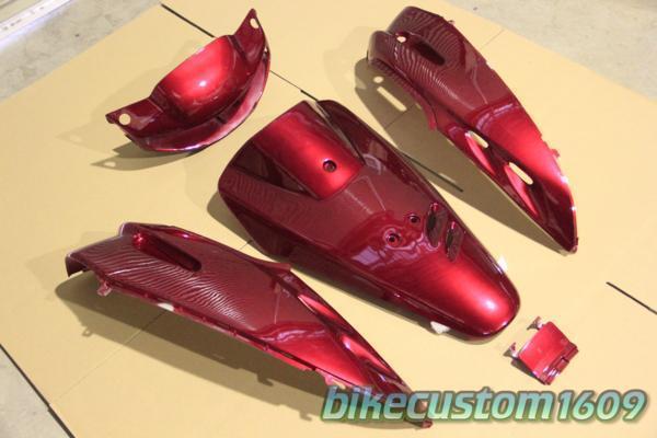 スーパーディオ　DIO AF27 外装カウル　赤　ワインレッド　社外品_画像2